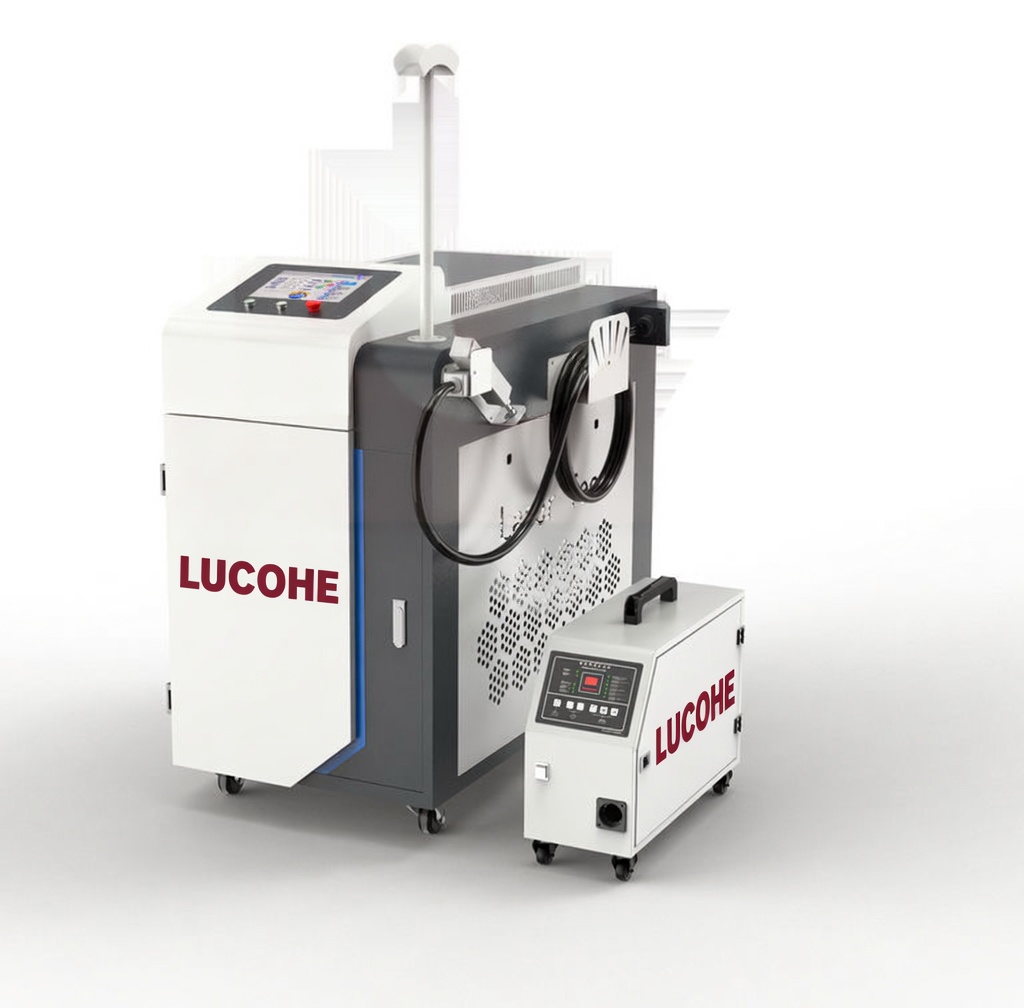 Soldadora laser manual LUCOHE HLW-1500W refrigerada a água
