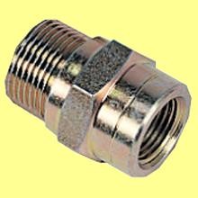 Nipples 3/8”G x 1/4” NPT connections M/F.