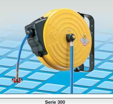 Hose-reel S.250 Air/Water, 20 bar-40ºC