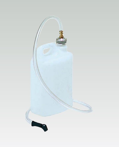 Brake fluid recovery tank.