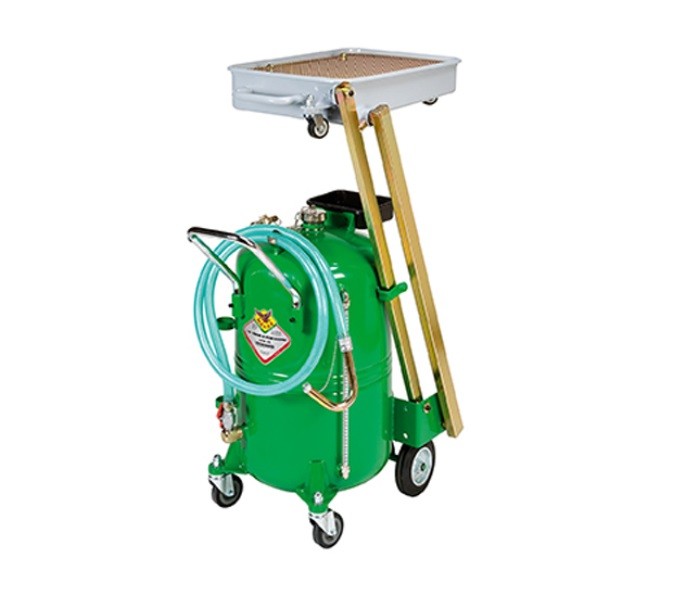 Universal pantograph oil drainer view 2